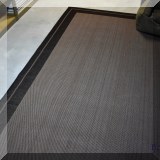 D16. Indoor outdoor rug. 10'8' x 7'11” - $48 
